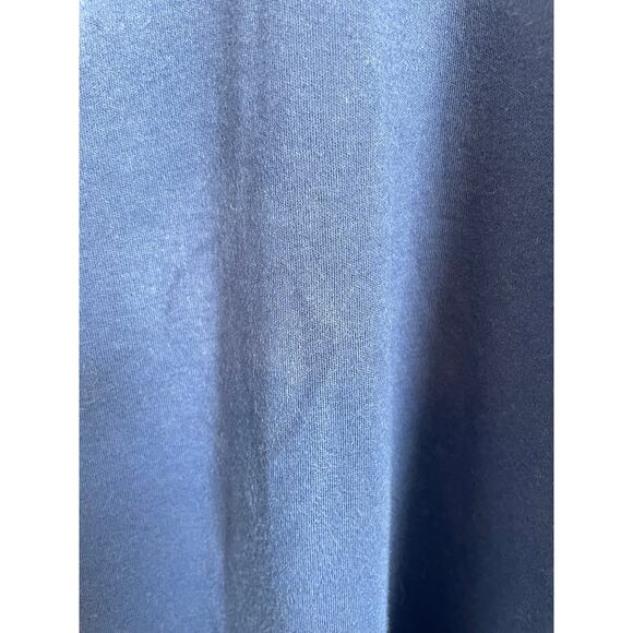 Quacker Factory 3/4 sleeve knit top rhinestones purple cotton lightweight 1X - Picture 6 of 8